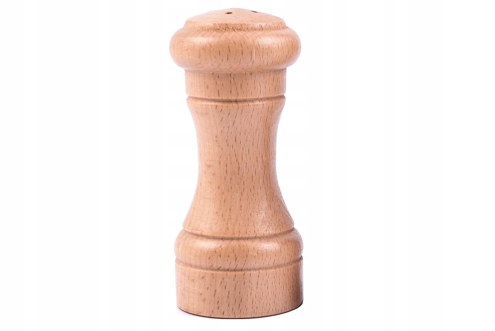 

Drewniana Solniczka Pojemnik Na Sól Pieprz