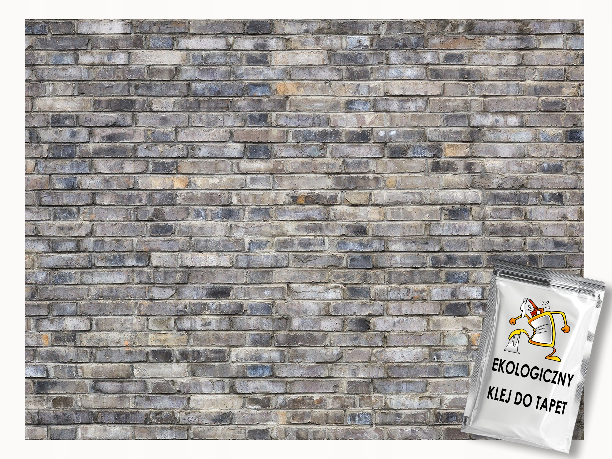 Fototapeta Flizelina Cihlová Zeď Loft Industriální Šedá 350x250 lepidlo