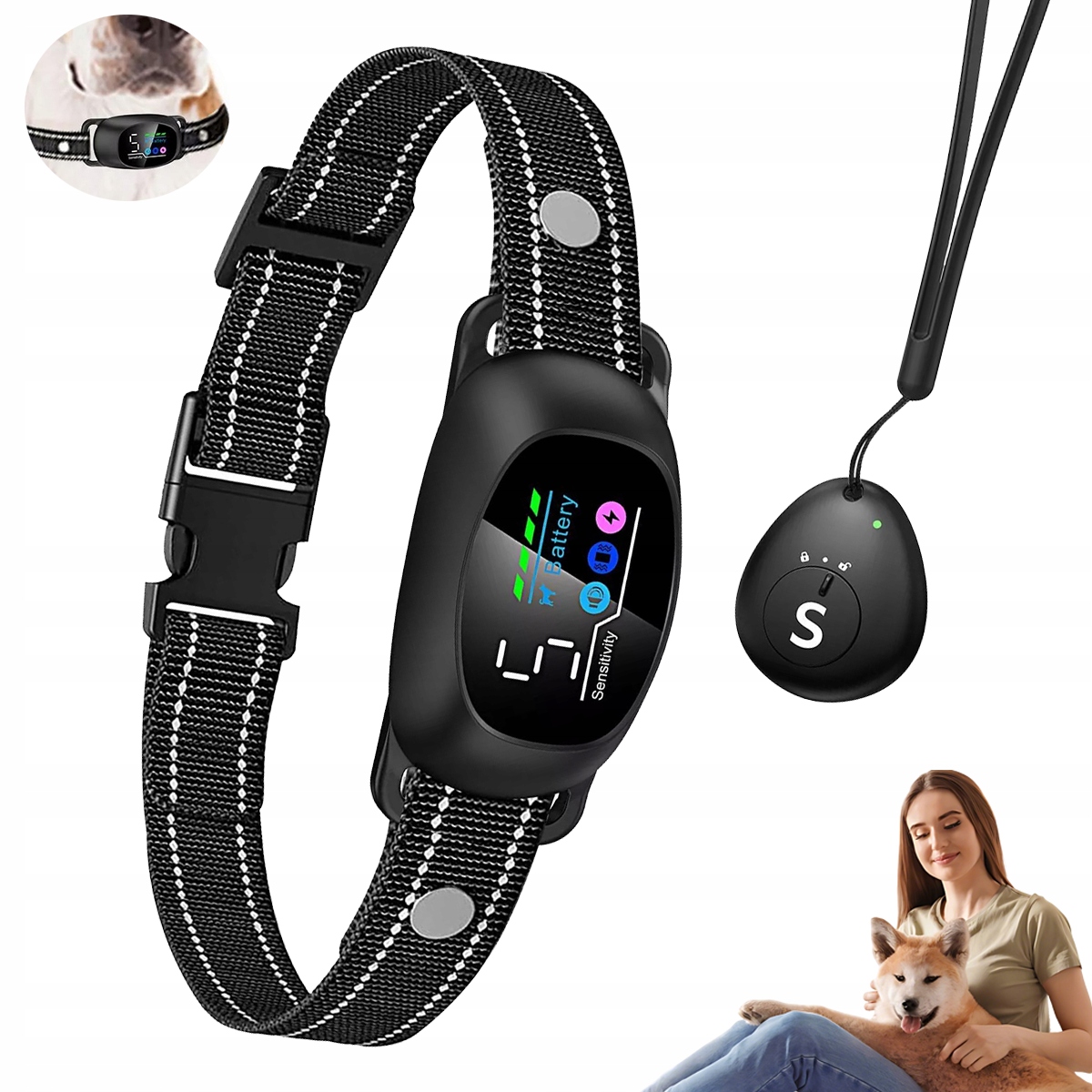 Levně Elektrický Protištěkací Obojek Utišující obojek