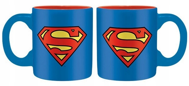 SUPERMAN Kubek Szklanka Brelok DC COMICS PREZENT Materiał ceramika