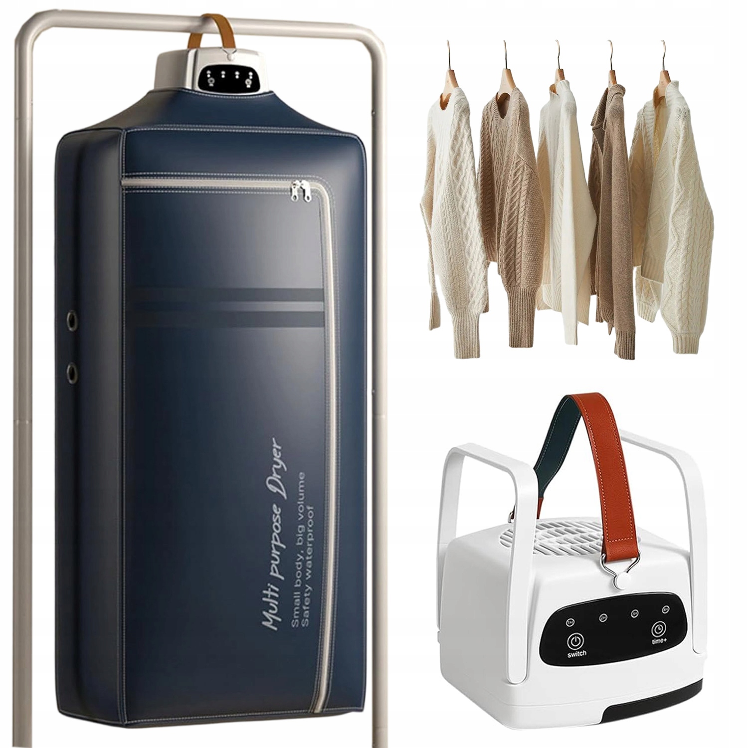 Levně Multifunkční Elektrický Sušák Na Prádlo S Inteligentní Sterilizací