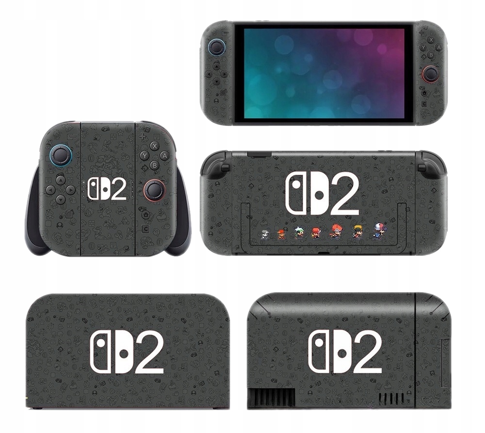NAKLEJKA NAKLEJKI WINYOLWE KOMPLET SKIN JOY-CON DO NINTENDO SWITCH 2