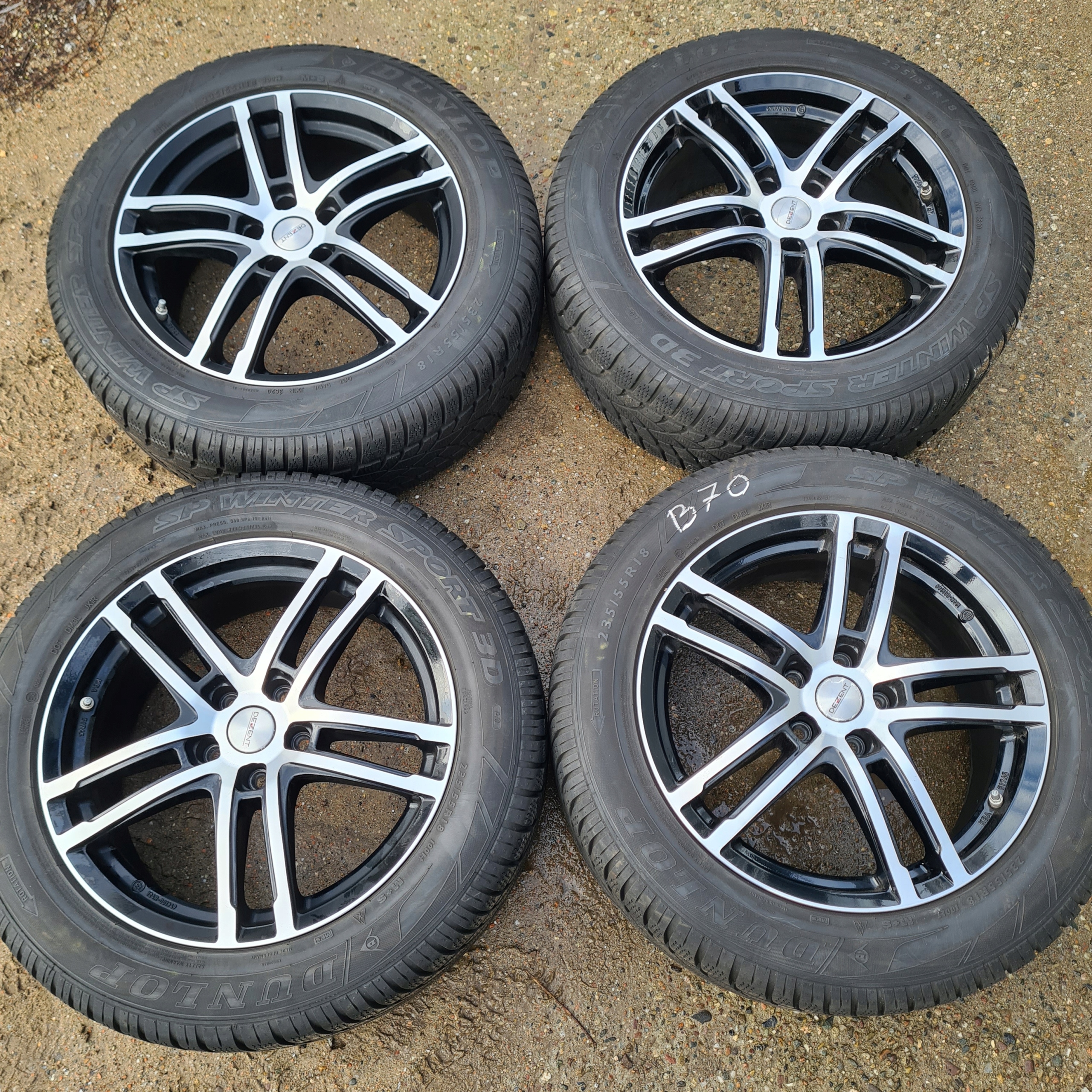 ЗИМА КОЛЕСА MERCEDES GLB GLA EQA EQB GLK VITO В-КЛАС 235/55 R18 +ДАТЧИКИ