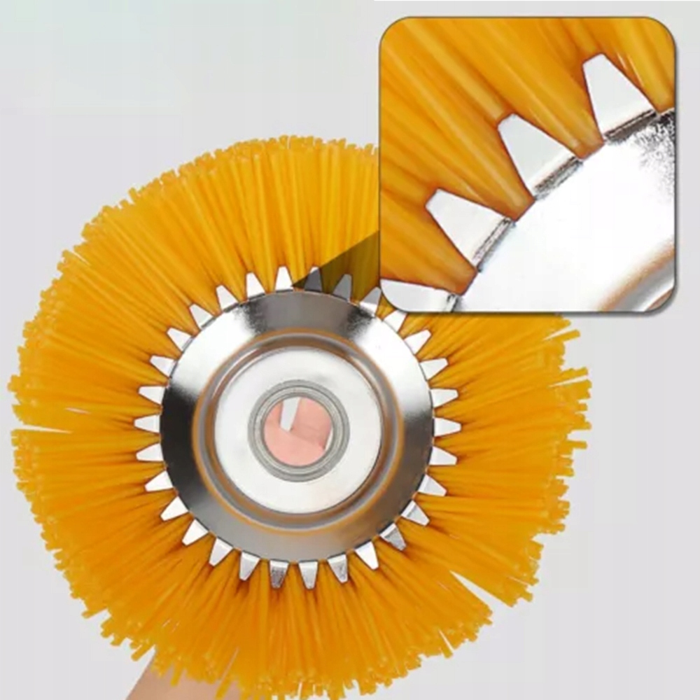 GŁOWICA ŻYŁKOWA SZCZOTKA NYLON/WŁÓKNA/DRUTU TARCZOWA 25,4MM TARCZA DO KOSY Kod producenta L04296T