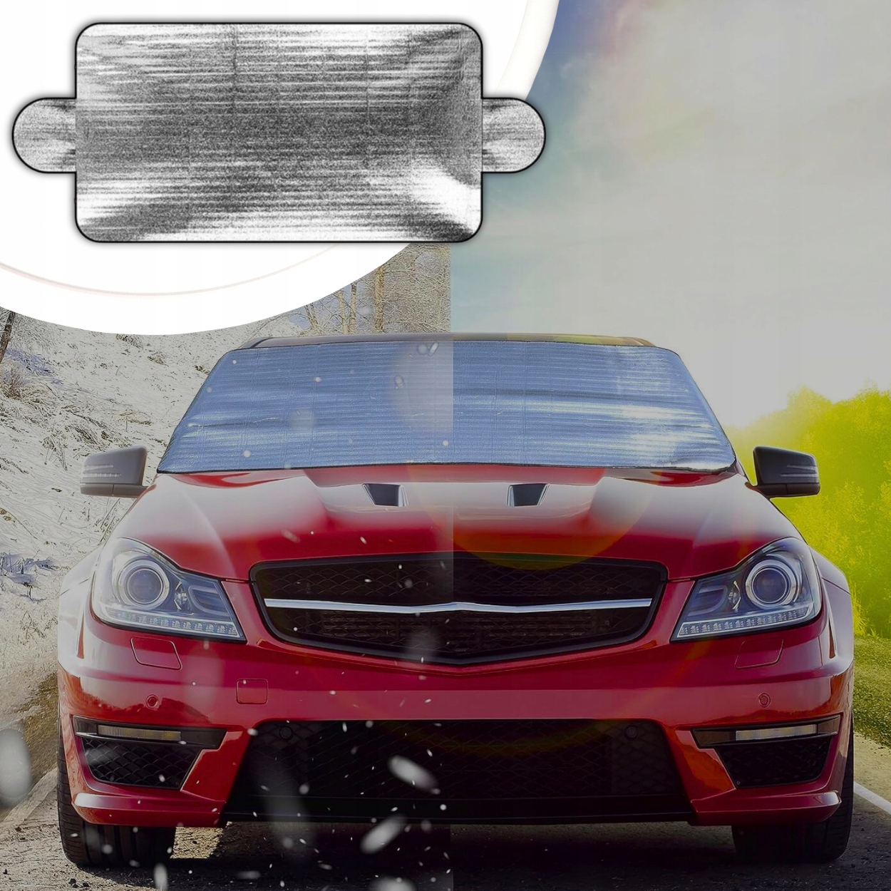 MATA PRZECIWSŁONECZNA NA SŁOŃCE 2M SZYBĘ DO SZYBY PLANDEKA PŁACHTA OCHRONNA EAN (GTIN) 05907692306326