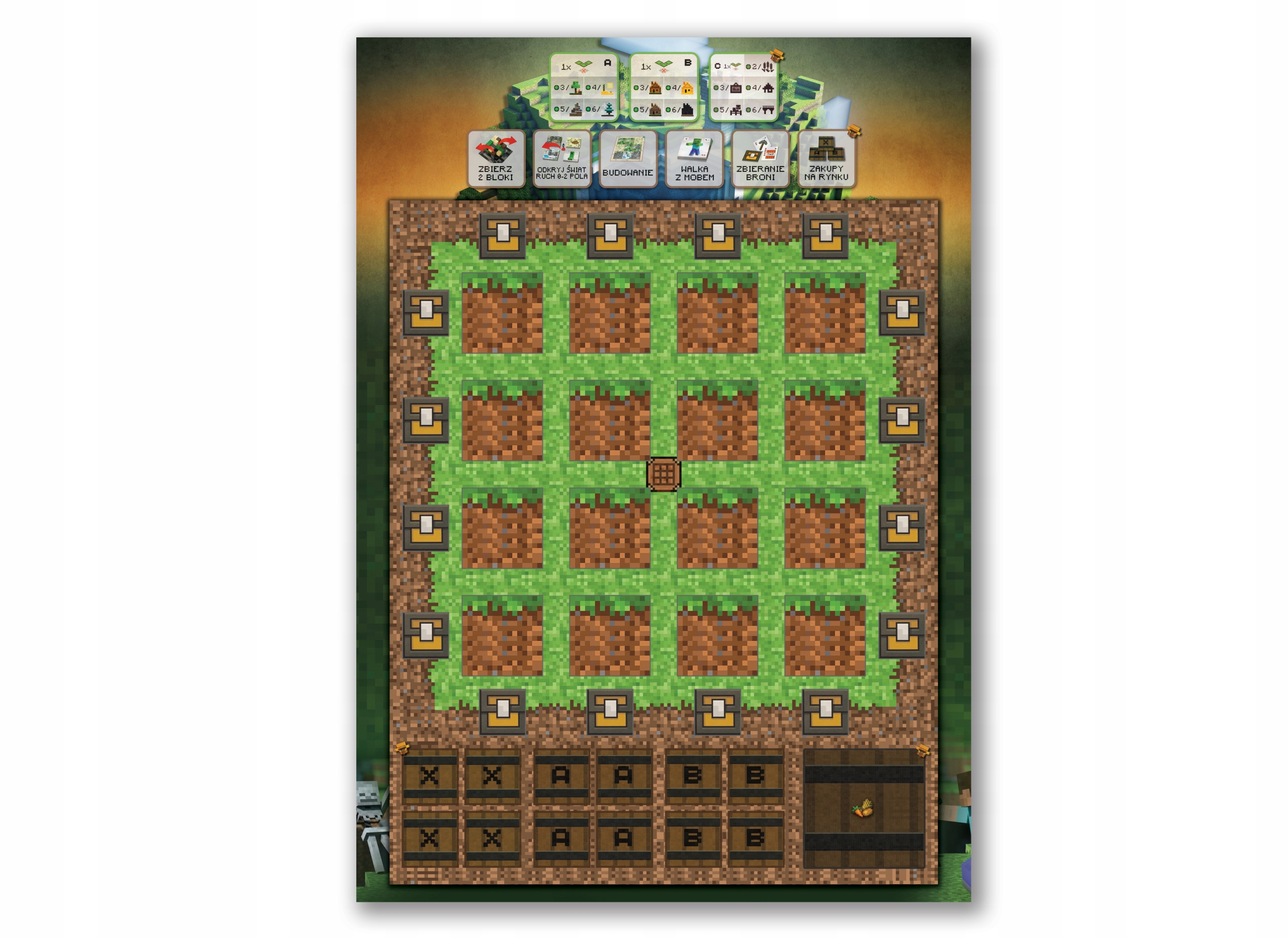 Mata Minecraft Builders Biomes Farmers Market Producent Gembox