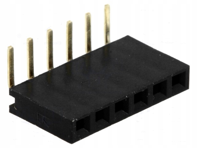 

Gniazdo Ps druk 6pin do listew PH2.54 kątowe 2szt