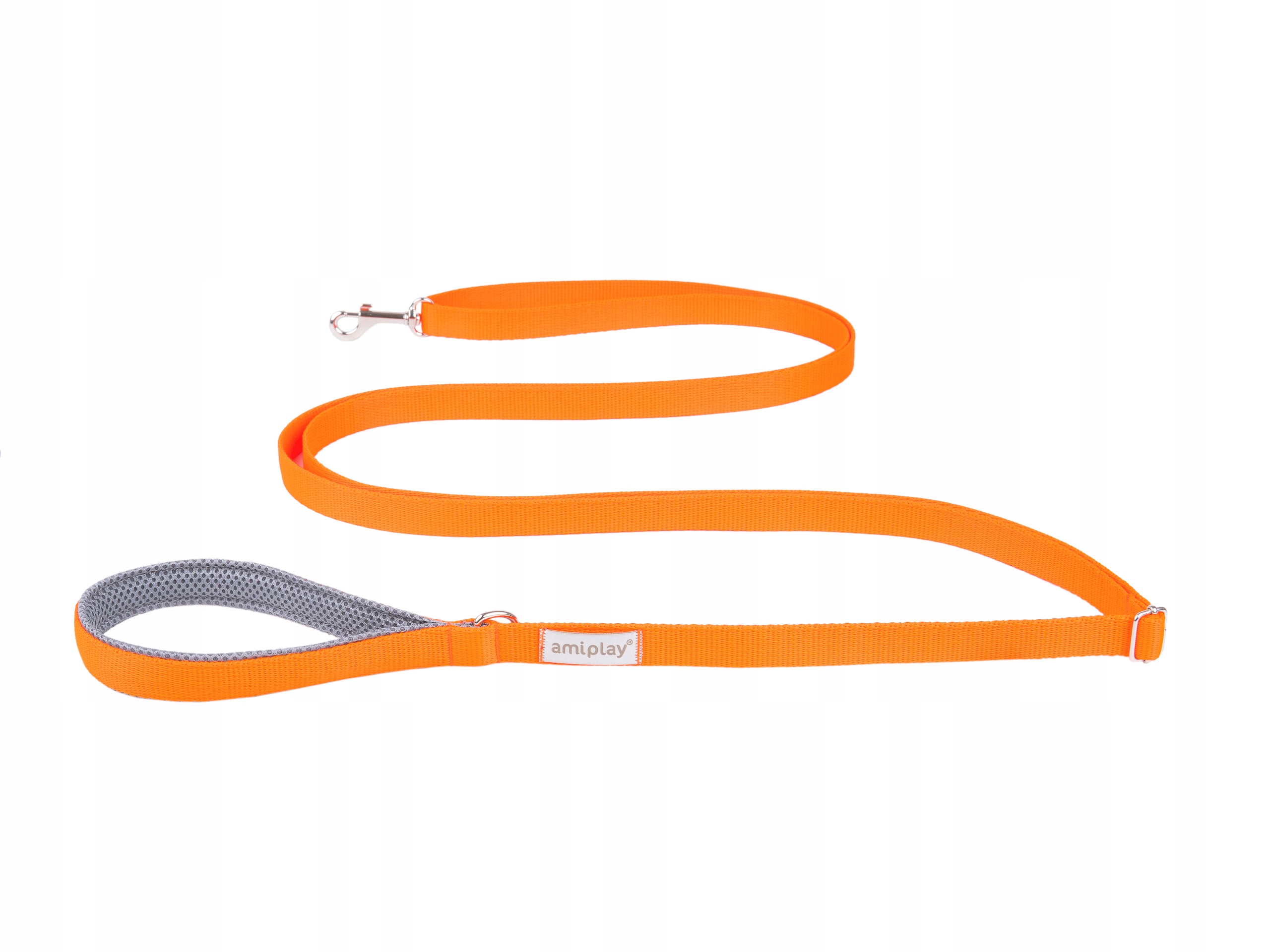 

amiplay Smycz regulowana Easy Fix Samba M Pomarań