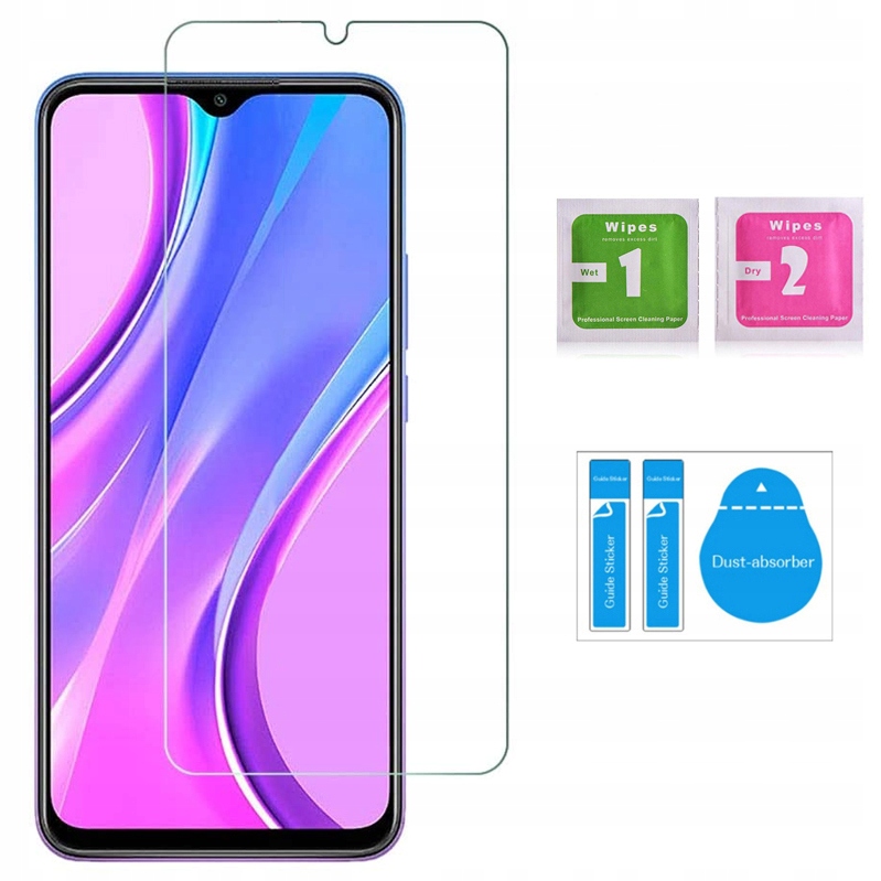 

Szkło Hartowane Szybka 9H do Xiaomi Redmi 9