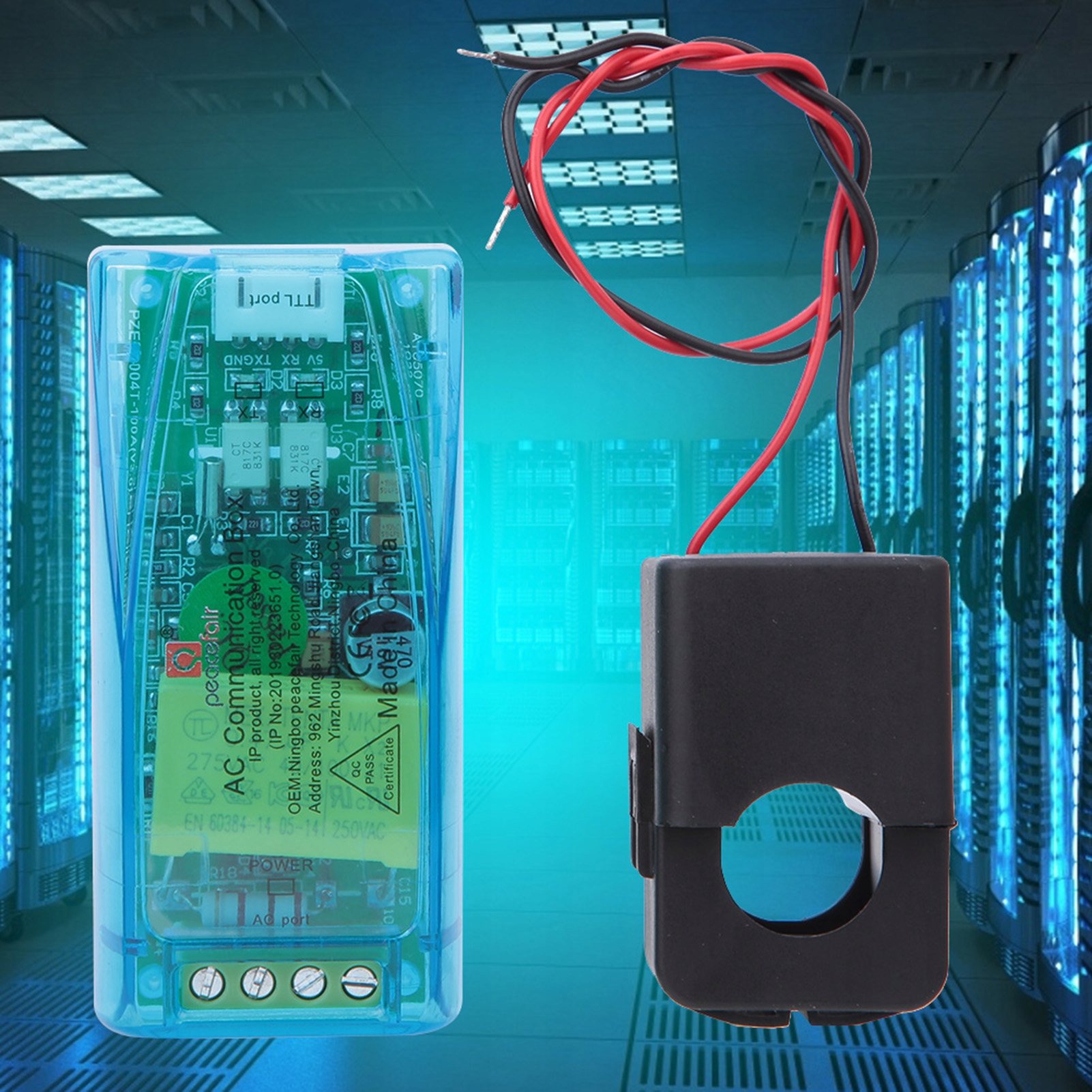 MIERNIK ENERGII WOLTOMIERZ AMPEROMIERZ PZEM-004T AC 100A Marka inna