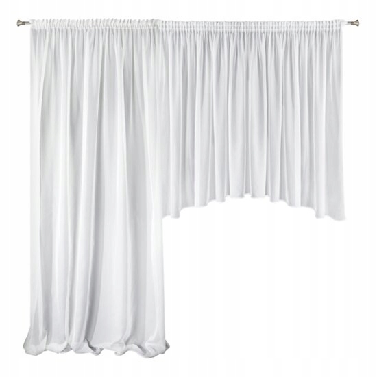 

Zestaw Firany Na Okno Balkonowe 400x145 200x245 cm
