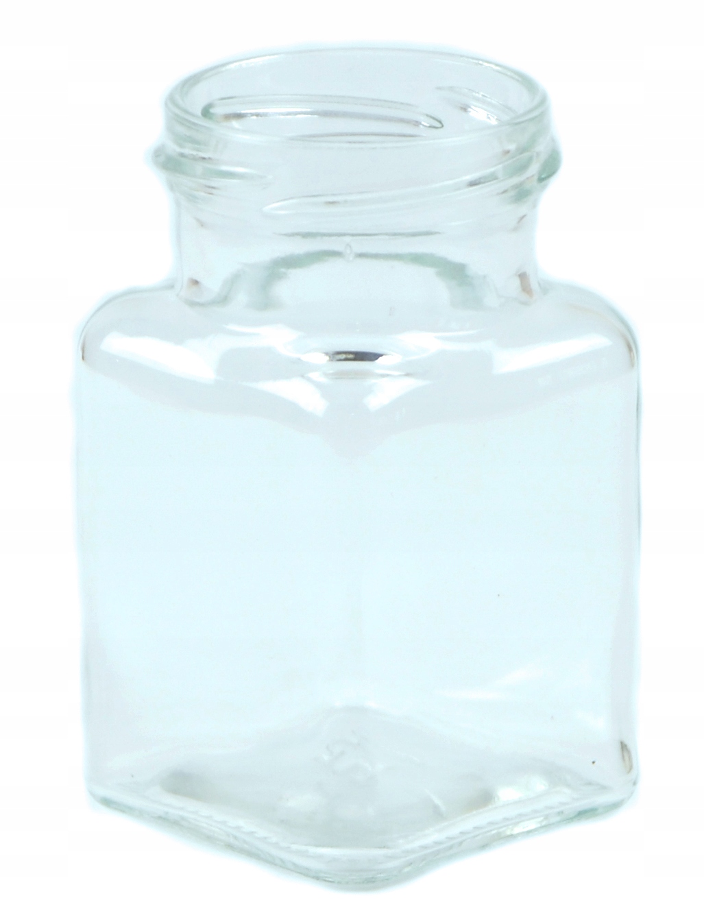 SŁOIKI SZKLANE NA PRZYPRAWY 150 ml kwadratowe słoiki do szuflady 20 sztuk Linia SŁOIK Z ZAKRĘTKĄ