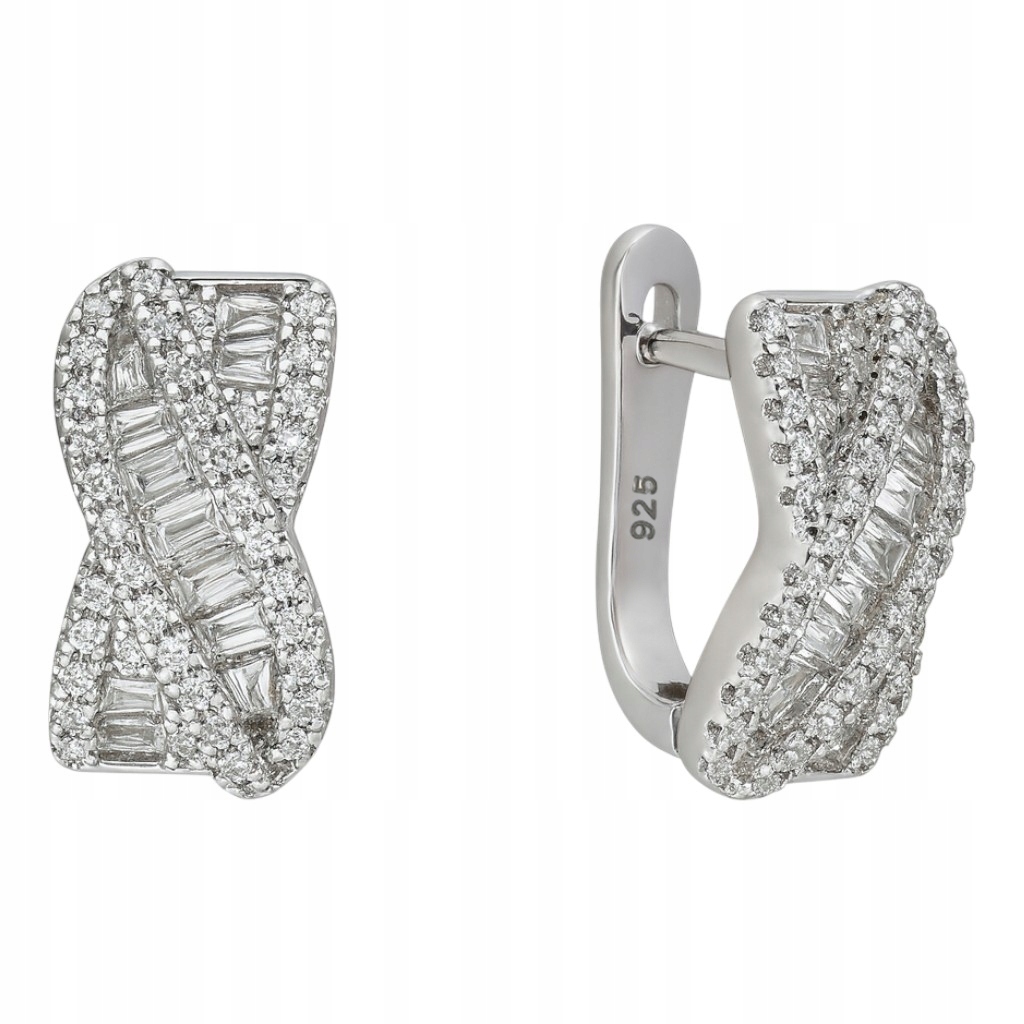 Stříbrné náušnice Ag 925 s zirkony IM0080925ER