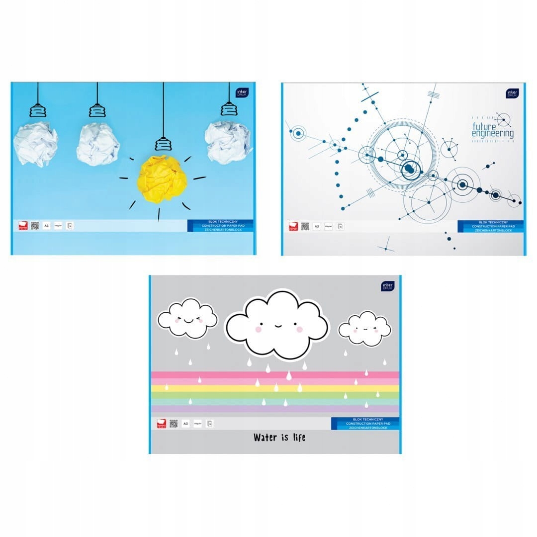 BLOK TECHNICZNY A3 INTERDRUK