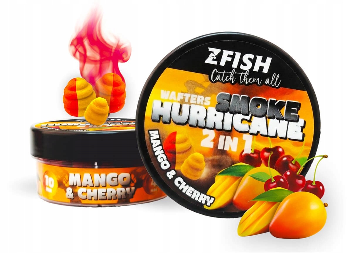 Przynęta smużąca Wafters Smoke Hurricane Zfish 8mm&10mm Mango Wiśnia