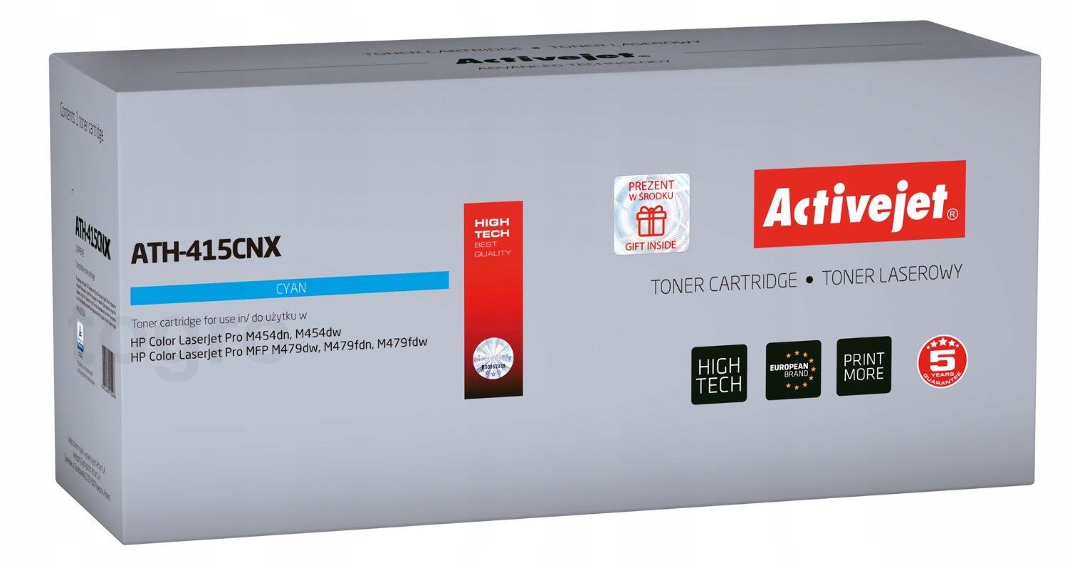 Toner XXL Ativejet ATH-415CNX (hp 415X W2031X) 6000 stran Modrý Čip