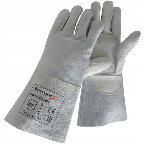 Svářečské rukavice pro svářeče, kožené, Format Vel. 10