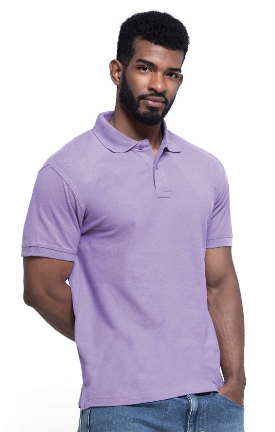 

Polówka męska polo Regular Jhk 210gm lawenda S