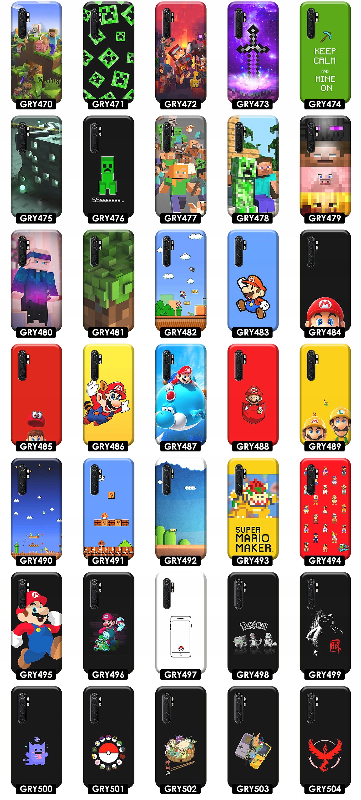 ETUI NAJŁADNIEJSZE DO XIAOMI MI NOTE 10 LITE WZORY Kolor wielokolorowy