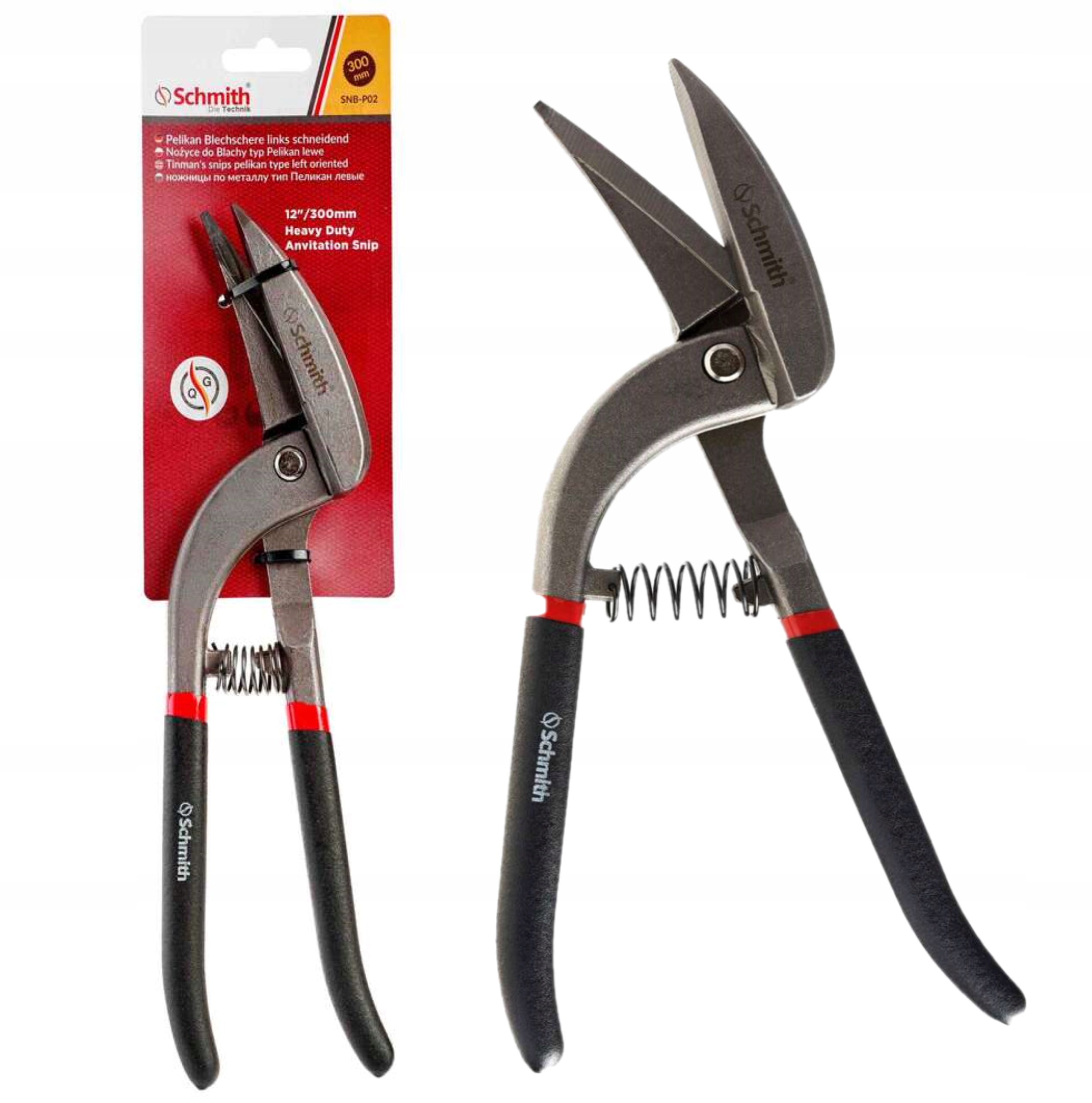 

Nożyce Do Blachy Pelikan Lewe 300mm Schmith