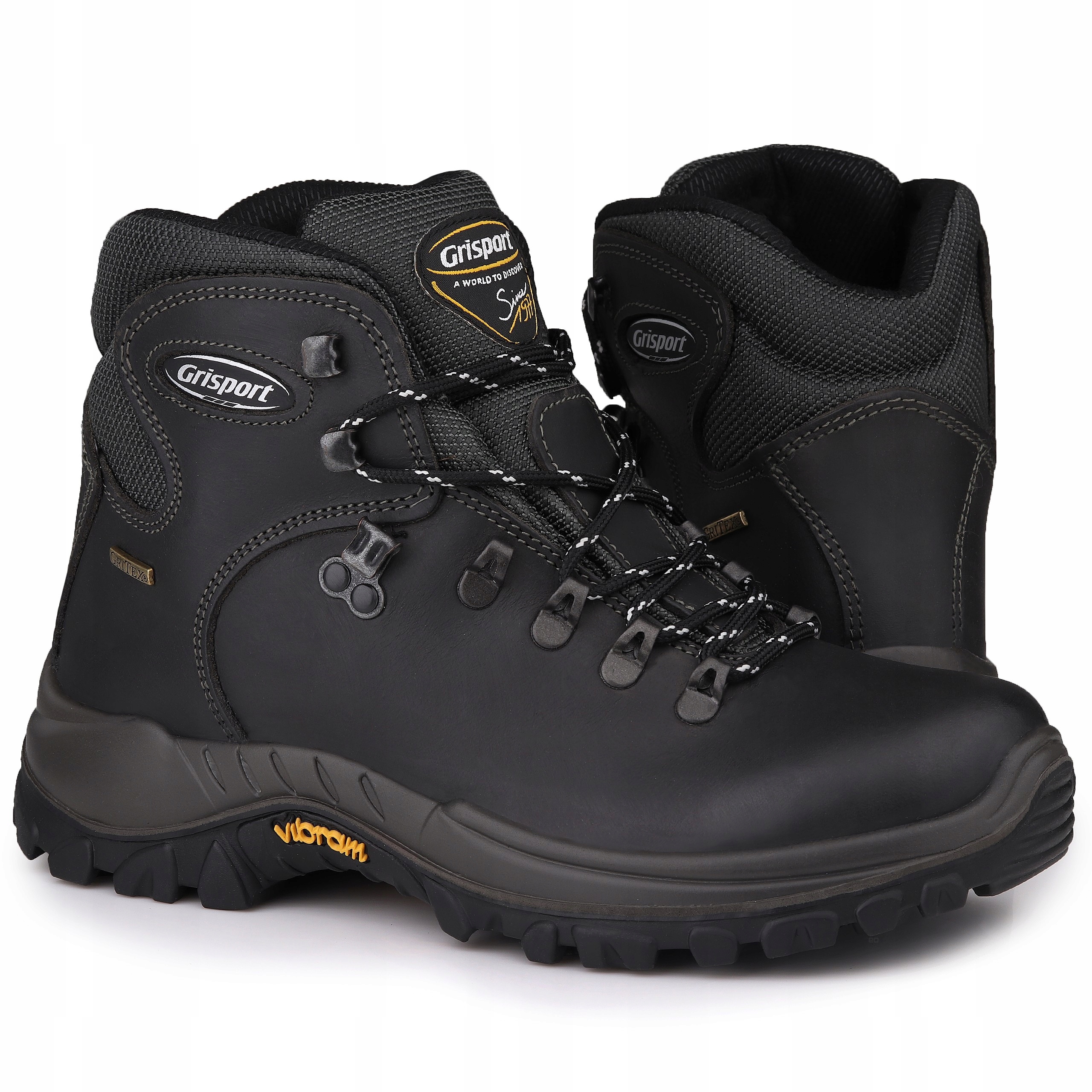 Buty trapery zimowe męskie Grisport Grigio Dakar Trekking Vibram Gritex