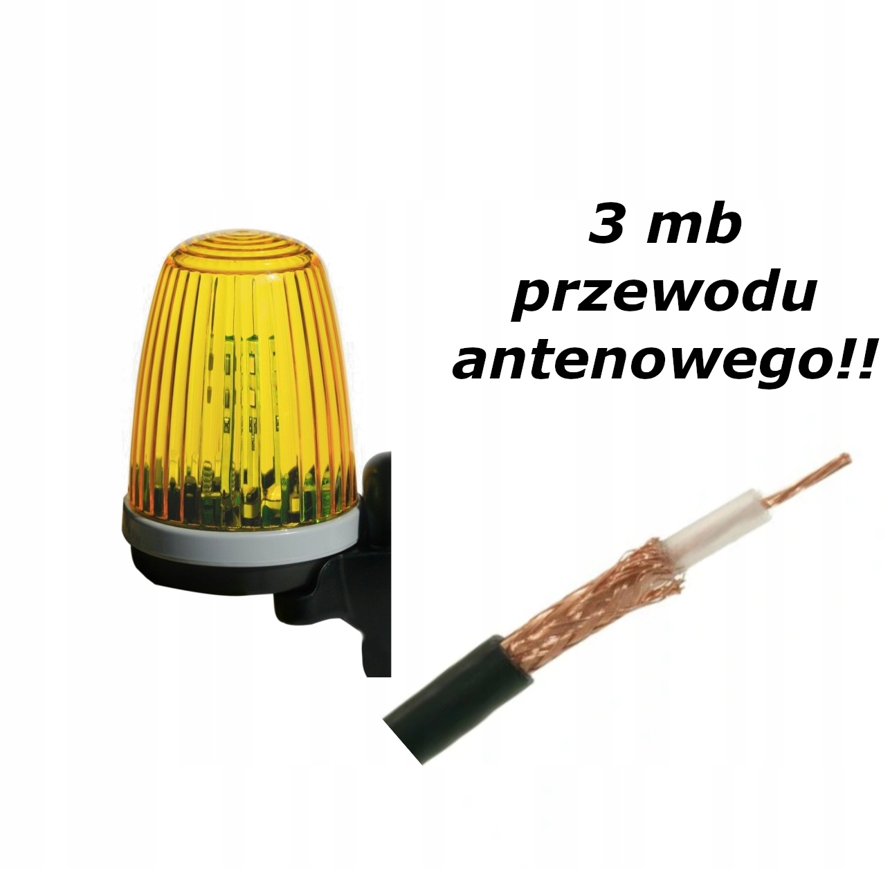 Lampa Sygnalizacyjna Led Z Antena Do Bramy Przewod 9314507367 Allegro Pl