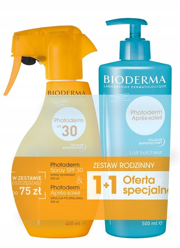 

Bioderma Photoderm SPF30 Spray 400 + Mleczko 500