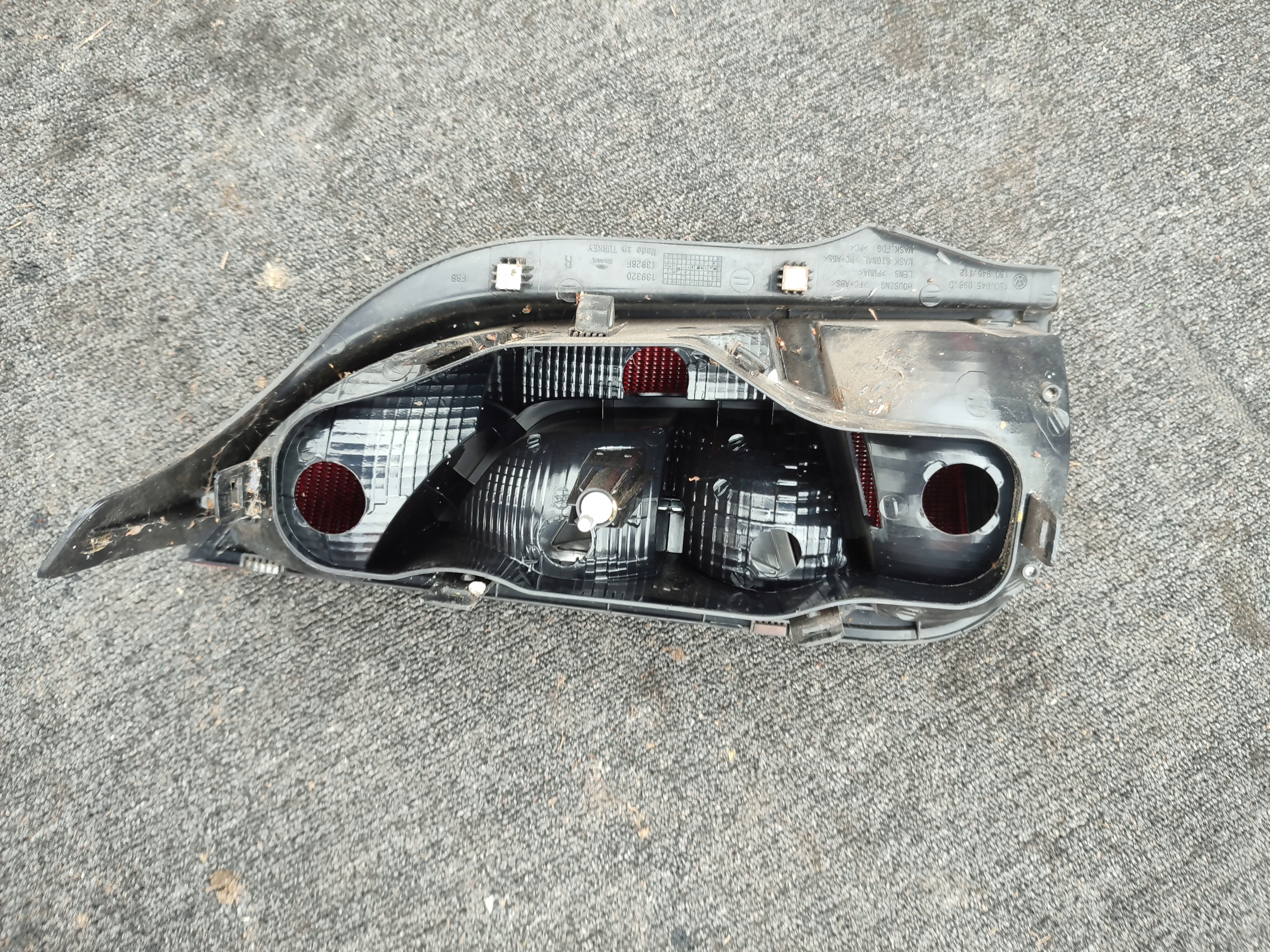 light right rear part right rear Volkswagen UP 1S0945096D 1S0945112