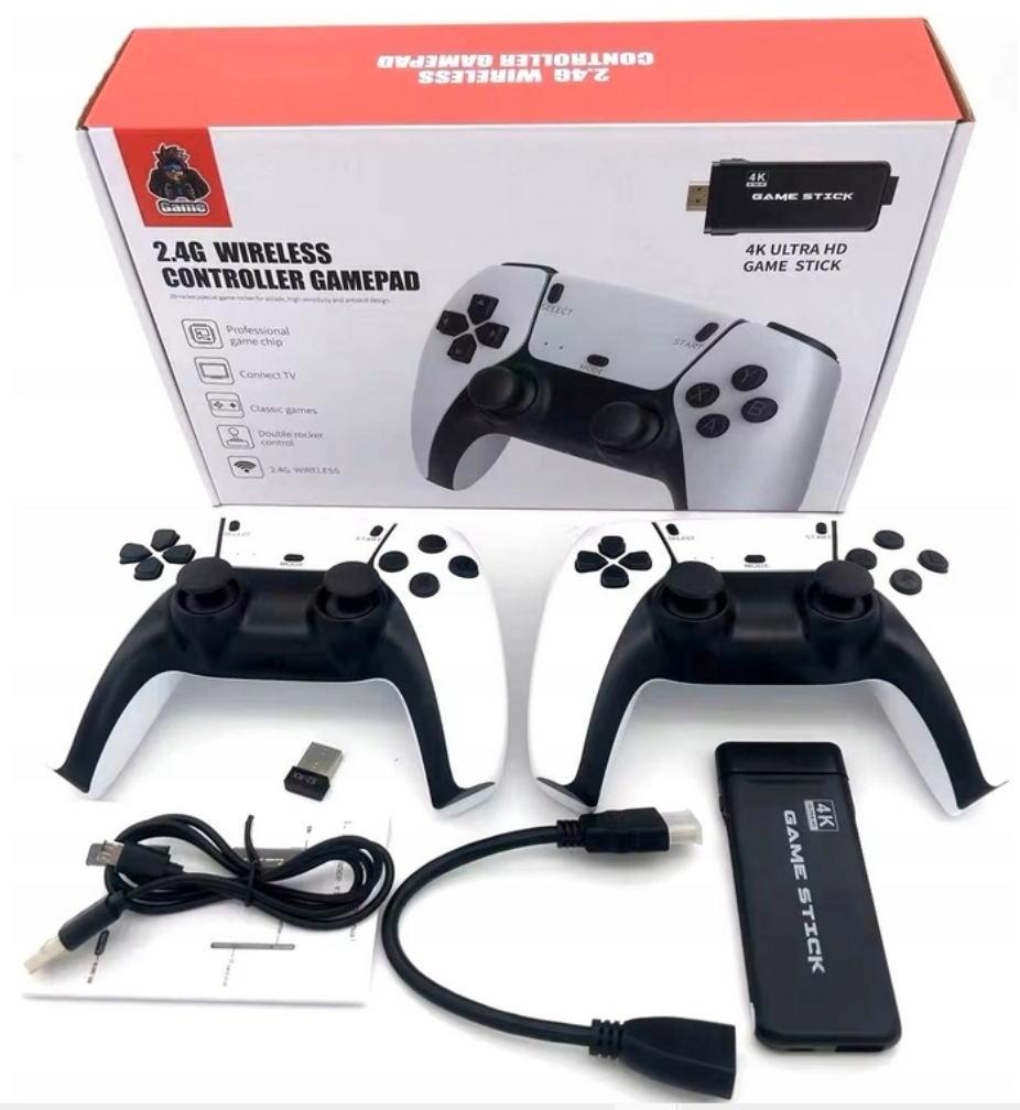 Konsola Retro Tv Gra Game Telewizyjna 2 Pady Bezprzewodowe 20000 Gier