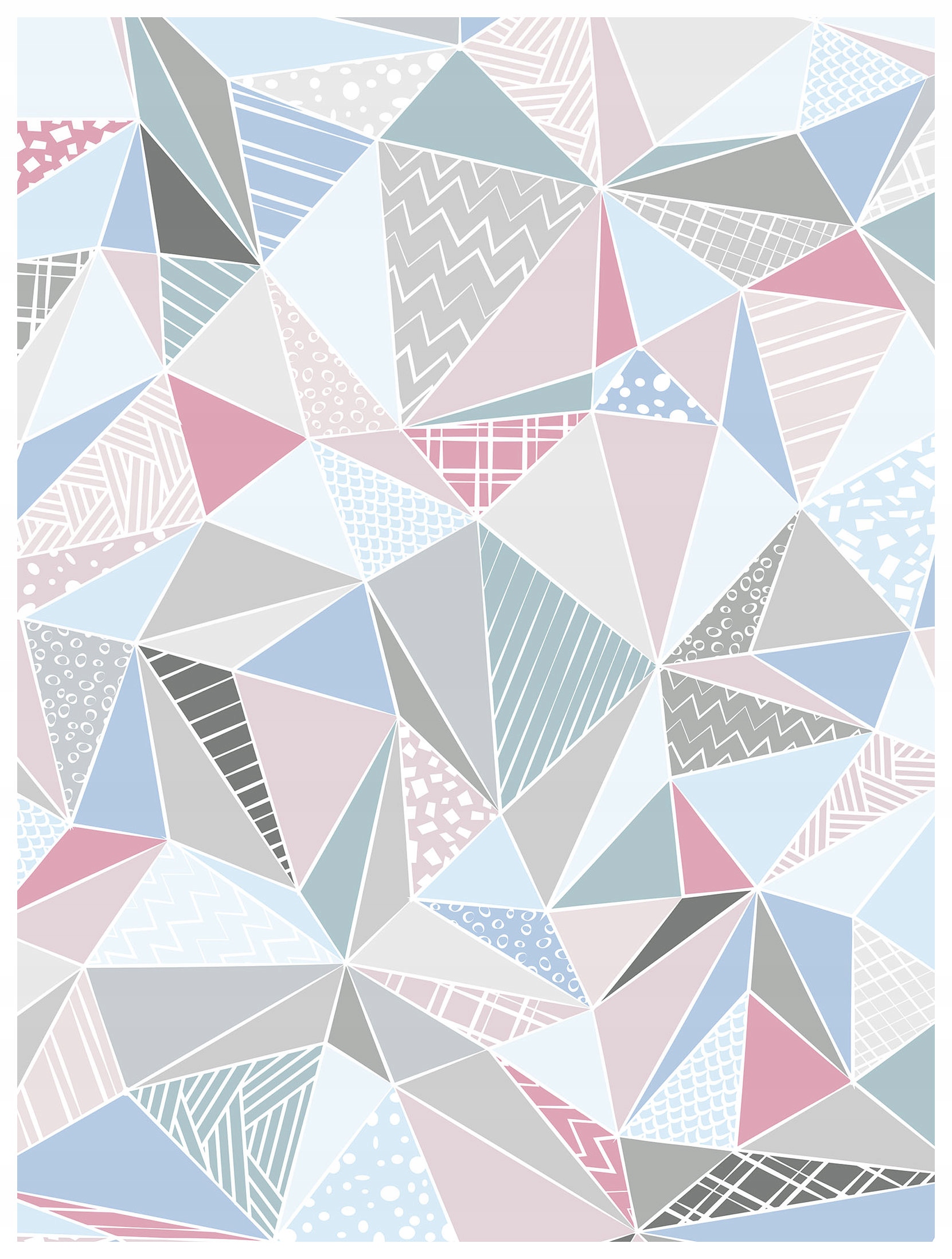 Fototapeta Pastelová vinylová geometria Trojuholníky abstrakcia 184x254 lepidlo