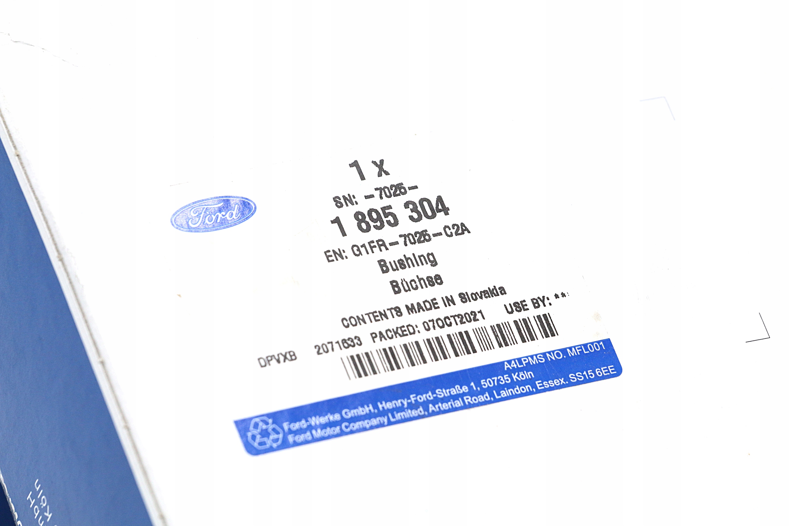 Ford OE 1895304 łożysko wału