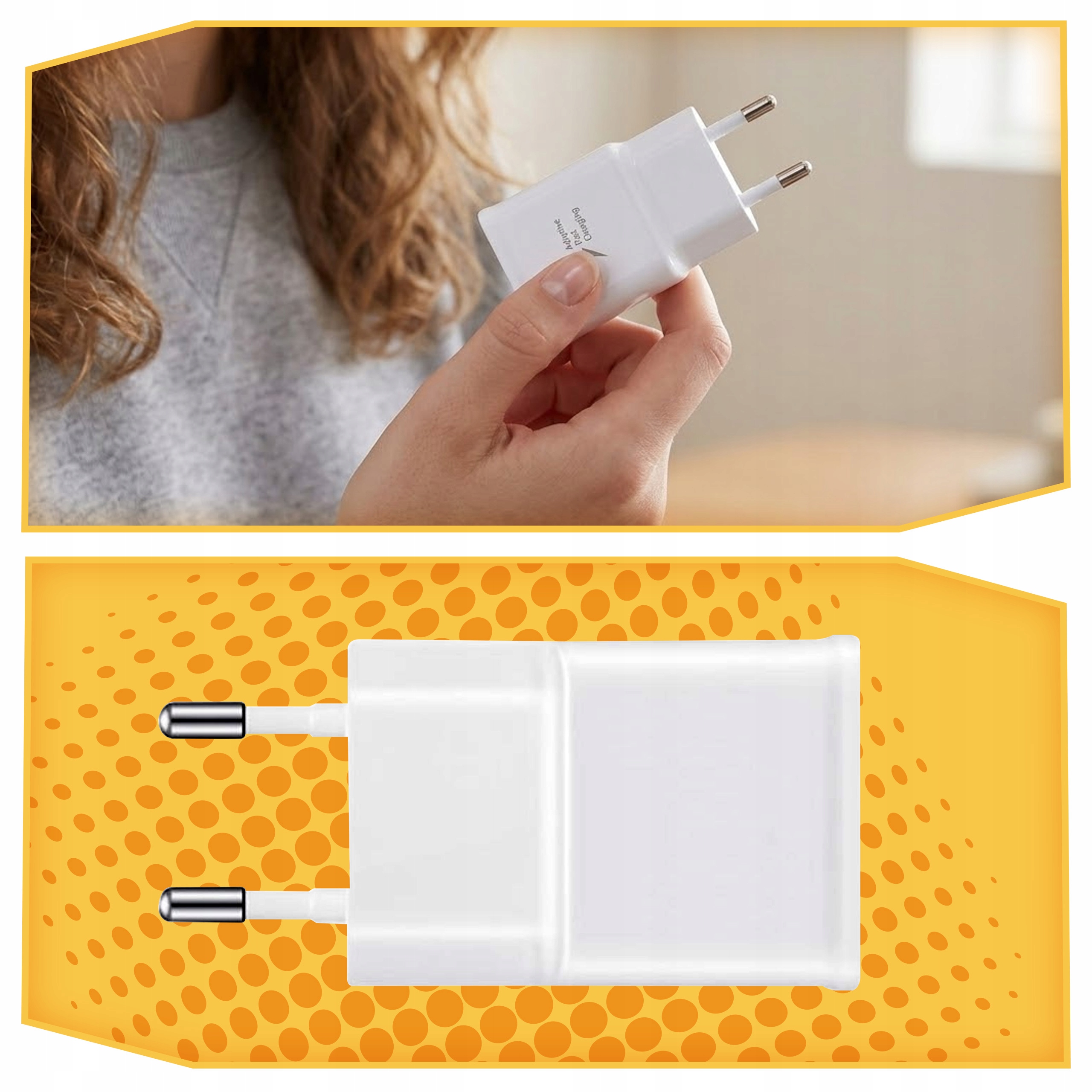 ORYGINALNA SZYBKA ŁADOWARKA SAMSUNG USB - USB C FAST CHARGE TYP C + KABEL Złącza USB