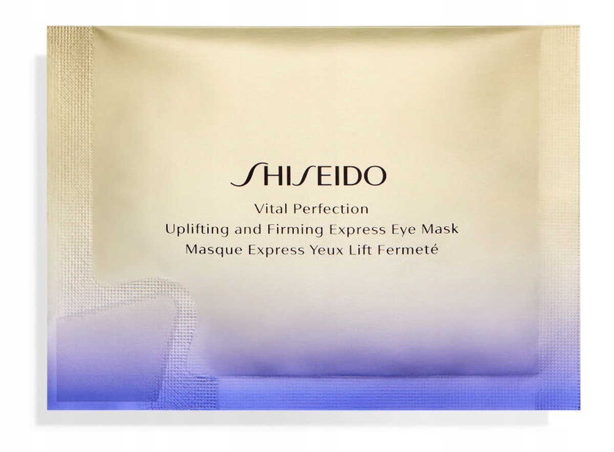 Shiseido Vital Perfection ekspresowa maseczka ujędrniająca pod oczy