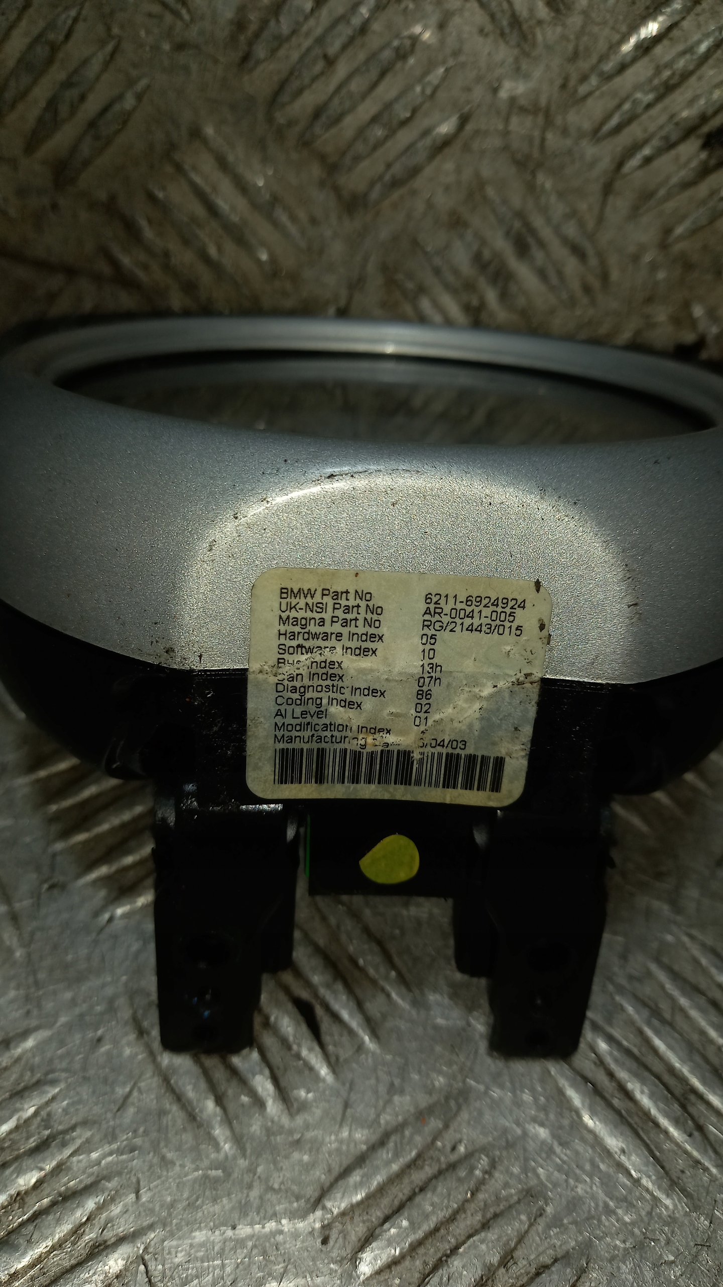 tachometer dials MINI ONE 62116924