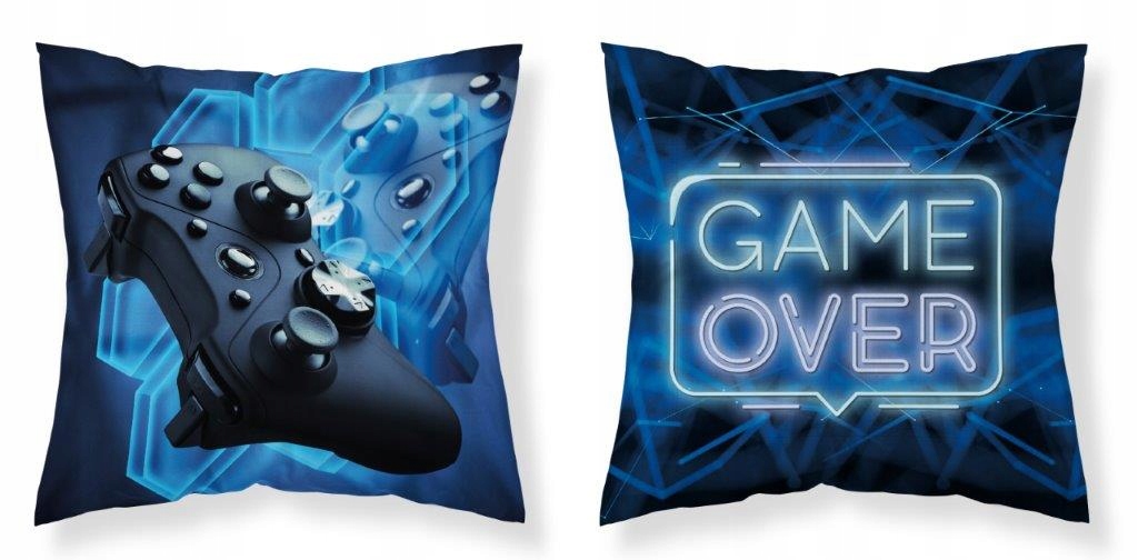 GAMER poszewka GRACZA GRA PAD 40X40 game over