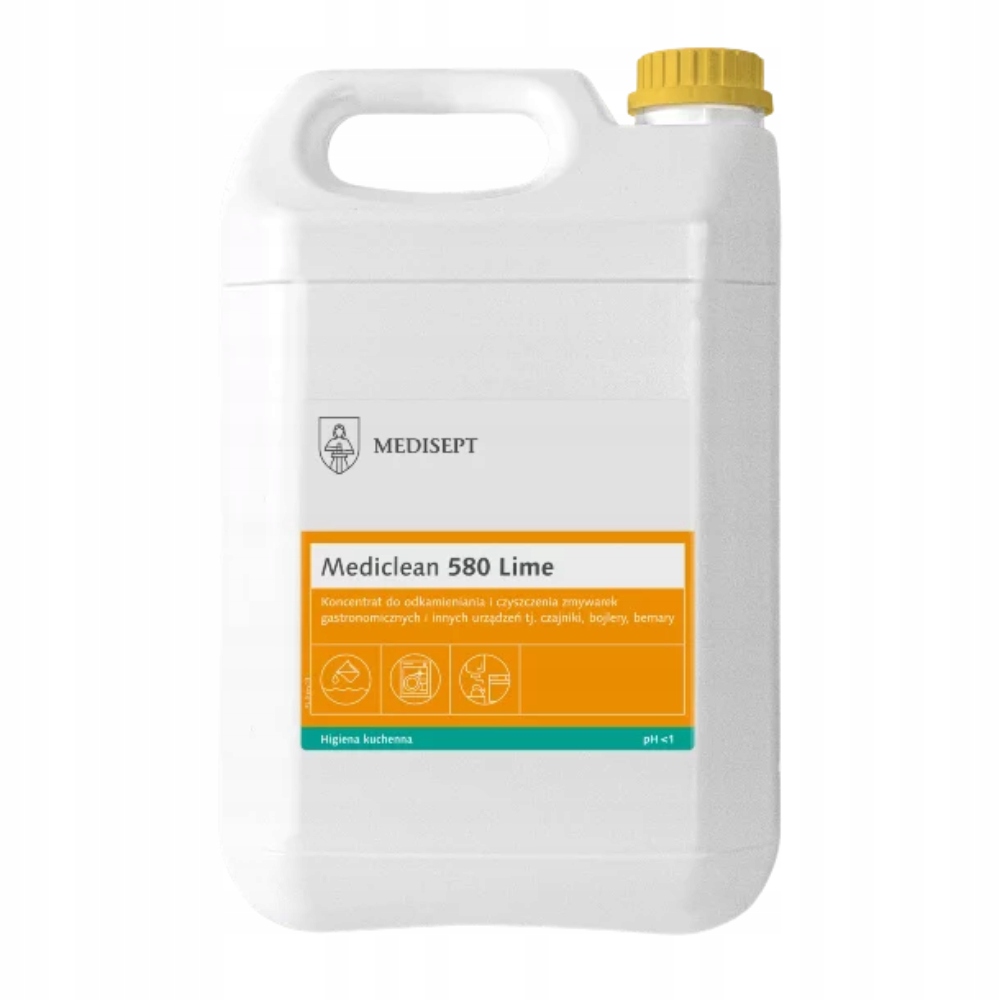 Levně Mediclean 580 Lime 5L odvápňovač pro myčky nádobí a gastronomické přístroje
