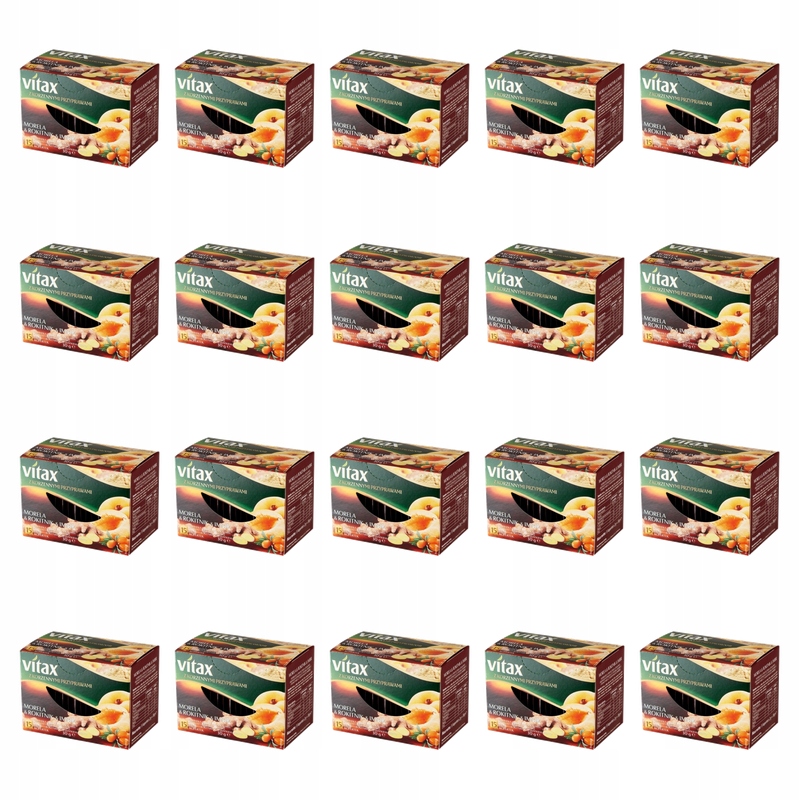 Čaj Vitax Meruňka&Rakytník&Zázvor 15 sáčků x 2 g v obálkách X20