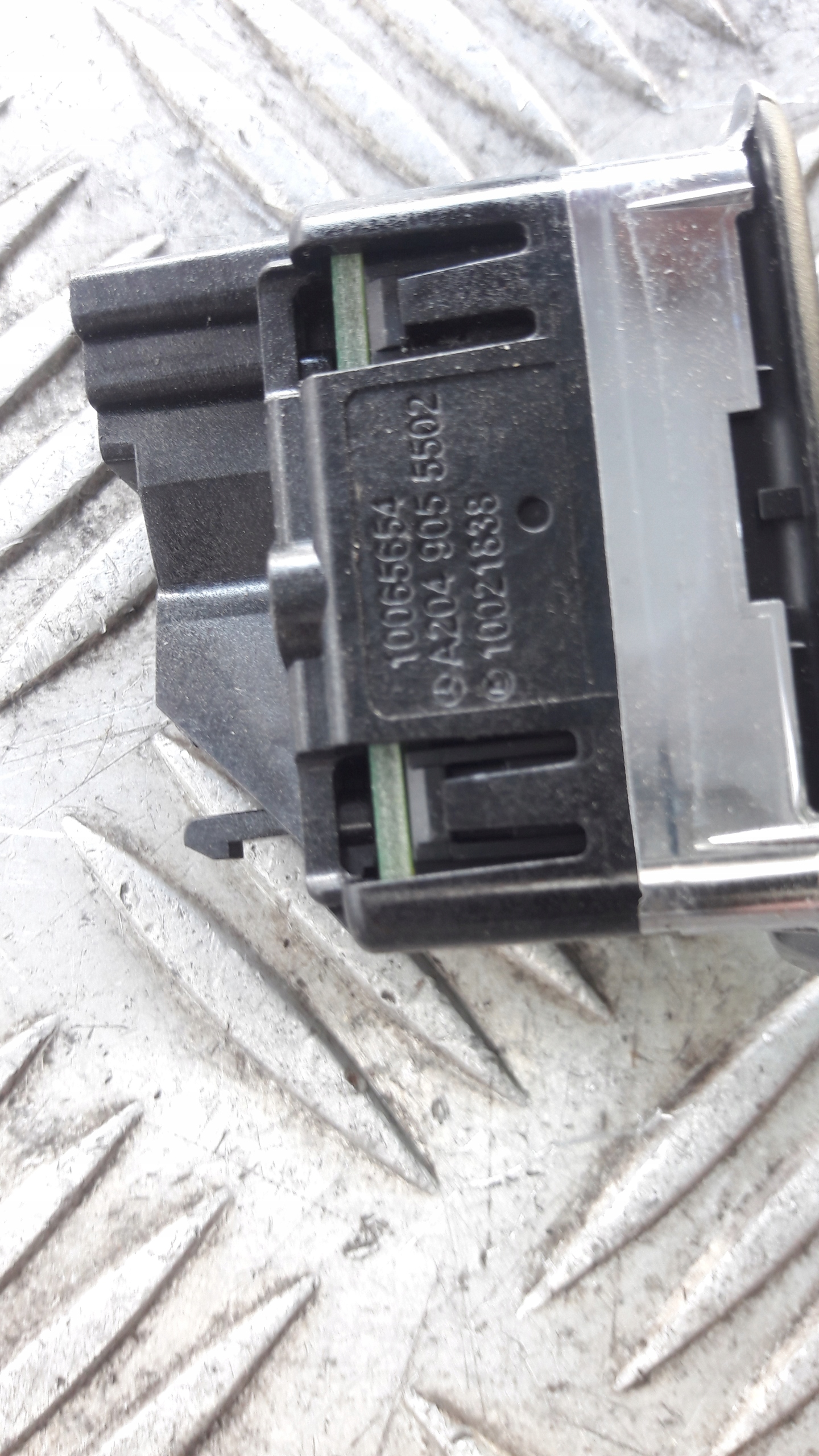 MERCEDES W204 window control switch rear part right front a2049055502