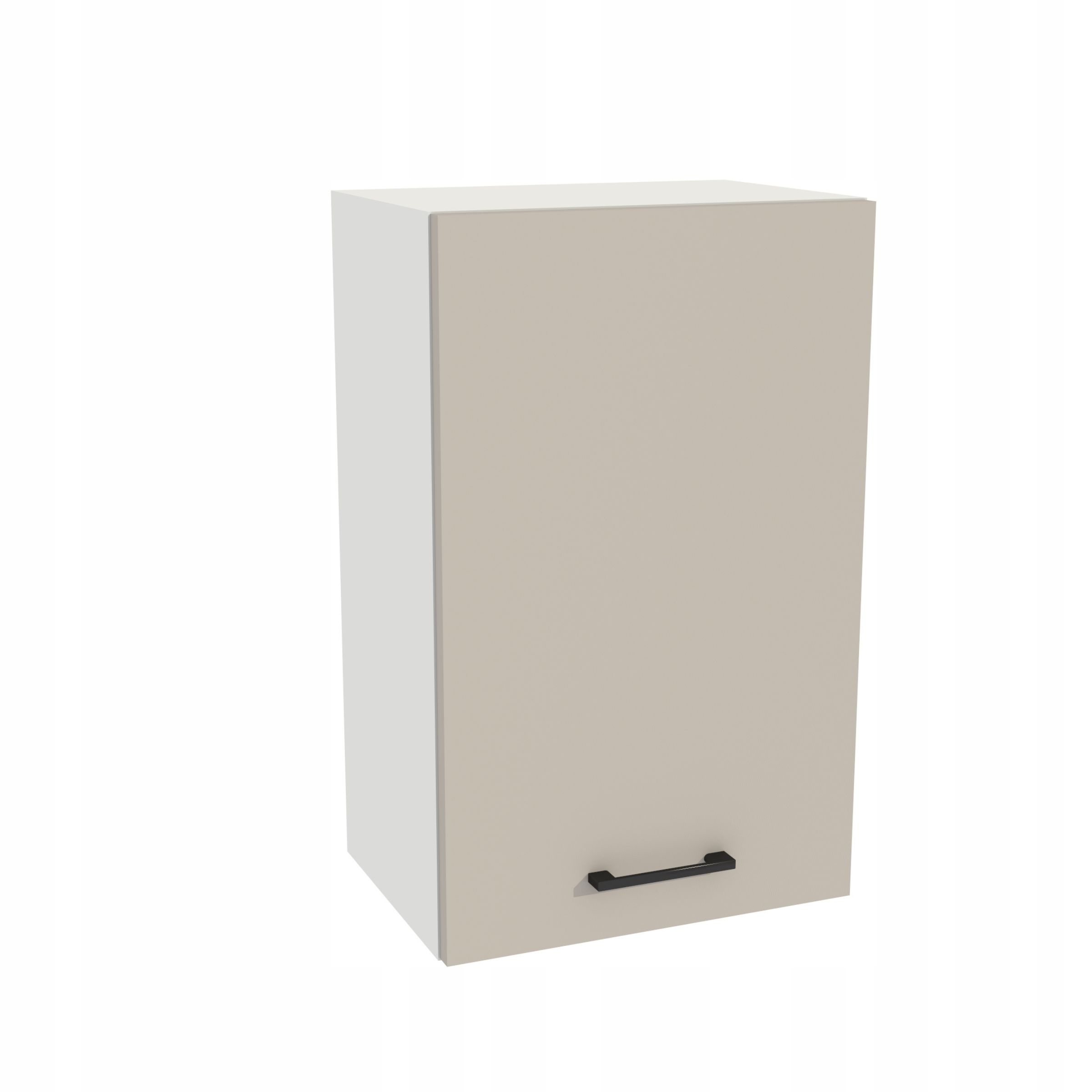 Horní kuchyňská skříňka 45/72 Capri korpus Bílá přední strana Kašmír Mat