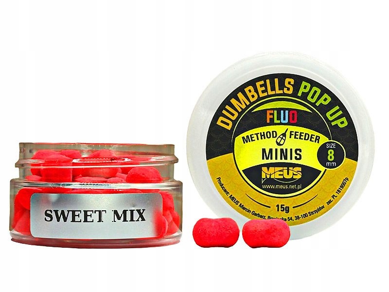 Dumbells fluo pop up 8mm sweet mix minis