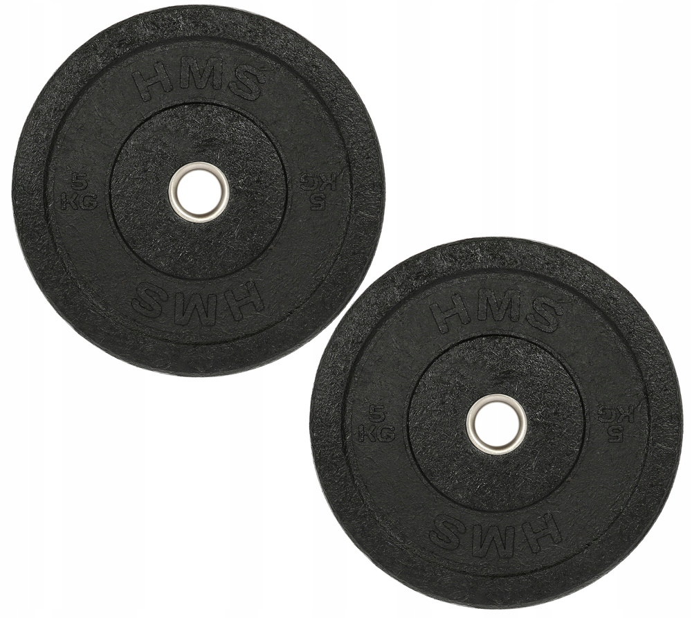 Hms Olympijské talíře Pogumované Závaží pro Osa činku Bumper 2x5 kg