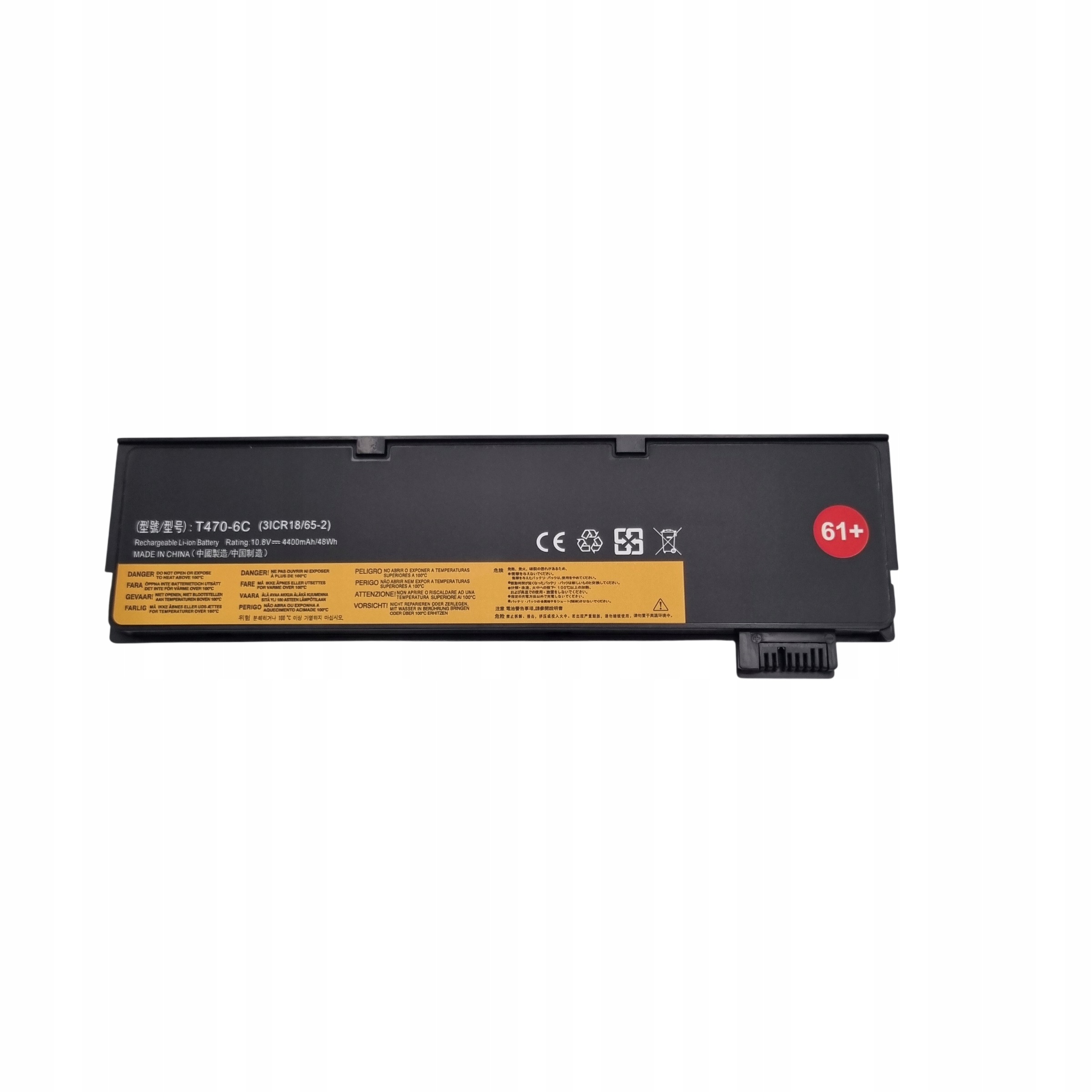 Baterie pro Lenovo ThinkPad T470 T480 01AV452 61+