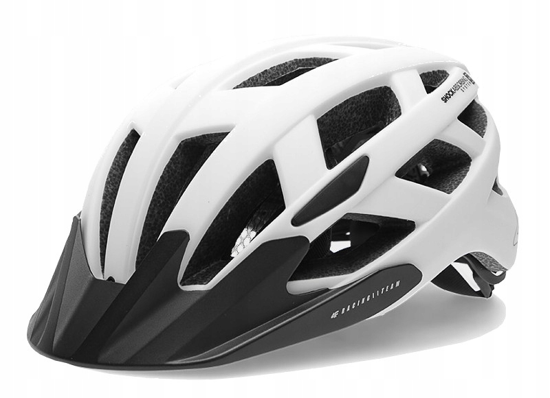 

Kask Rowerowy 4F SS23A HELU026 Biały 10S L 58-62