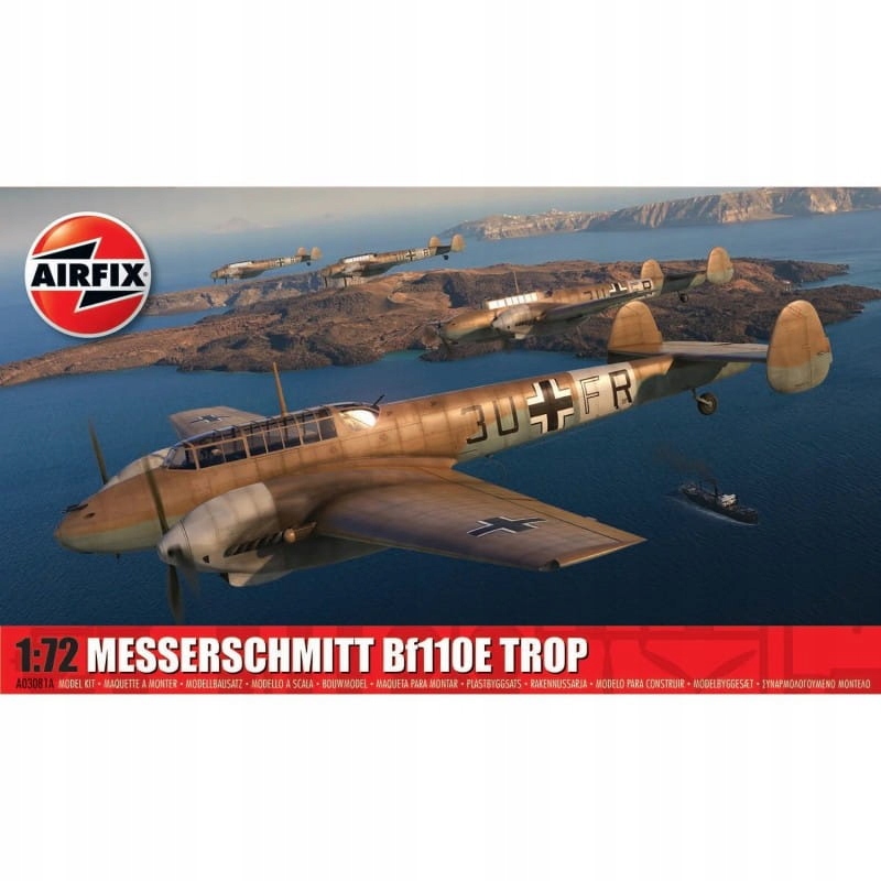 Airfix 03081A Messerschmitt Bf 110E Trop 1/72