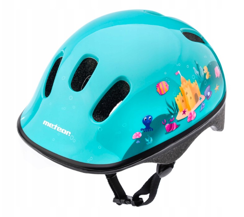 Kask Dziecięcy Meteor MV6-2 Flower rozmiar S 48-52 cm Rower Rolki