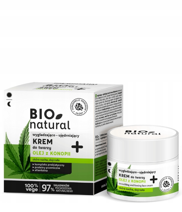 

Bio Natural Krem Do Twarzy Ujędrniający Z Konopii