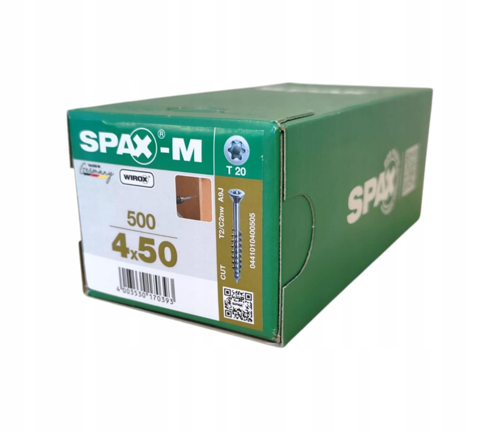 Wkręty do drewna samowiercące Wirox Spax-m 4x50 mm T20 500 szt.