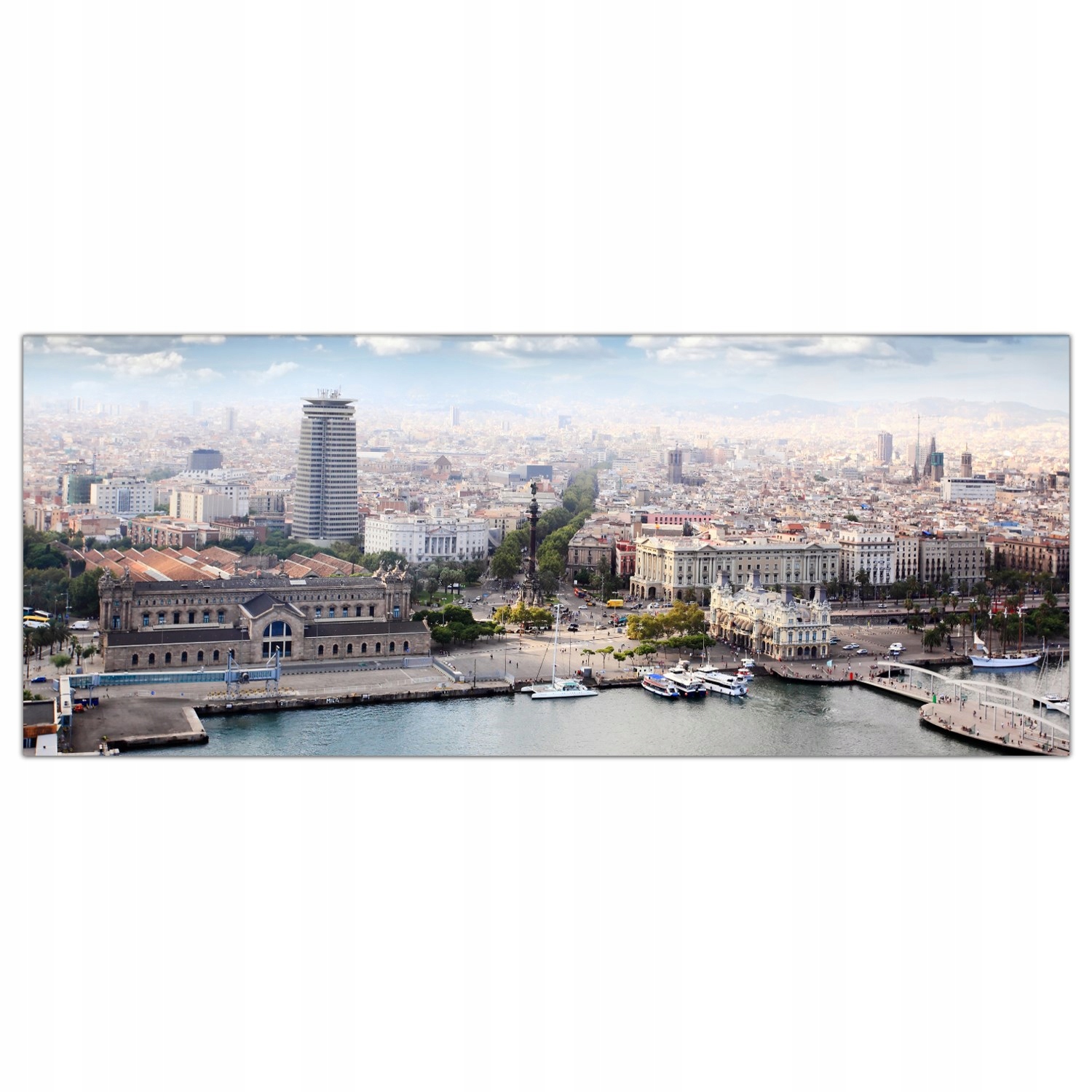 

Obraz Szklany Foto-obraz Miasto Barcelona 125x50