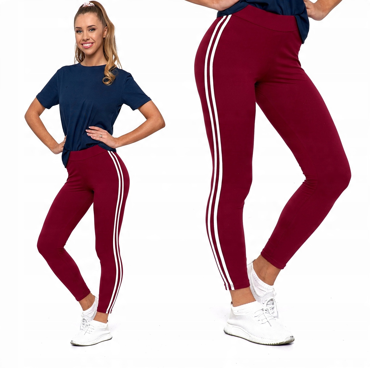 

Legginsy z lampasami Getry kryjące Moraj S/m