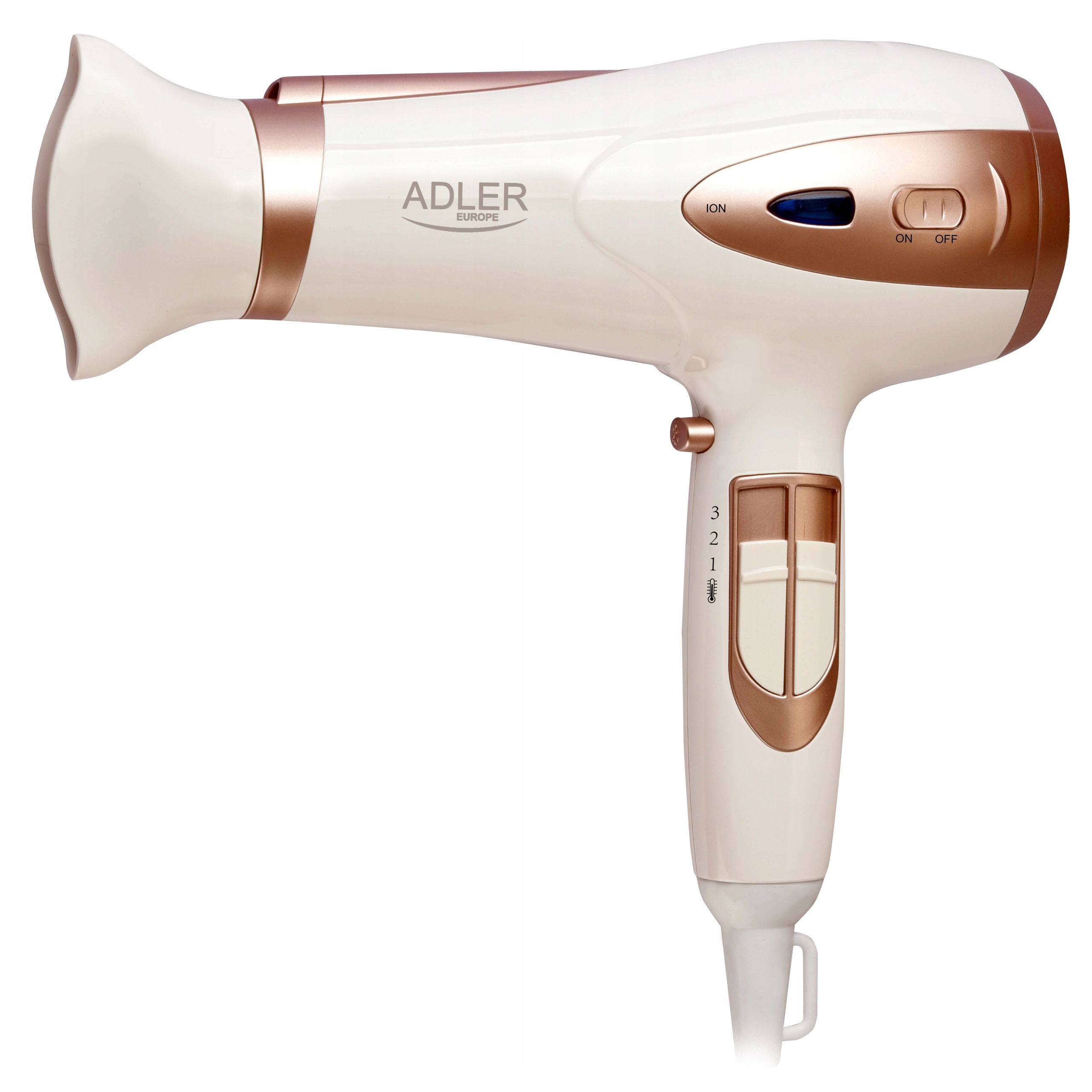 Suszarka AD 2248 2200W ION + dyfuzor Biała Profesjonalna